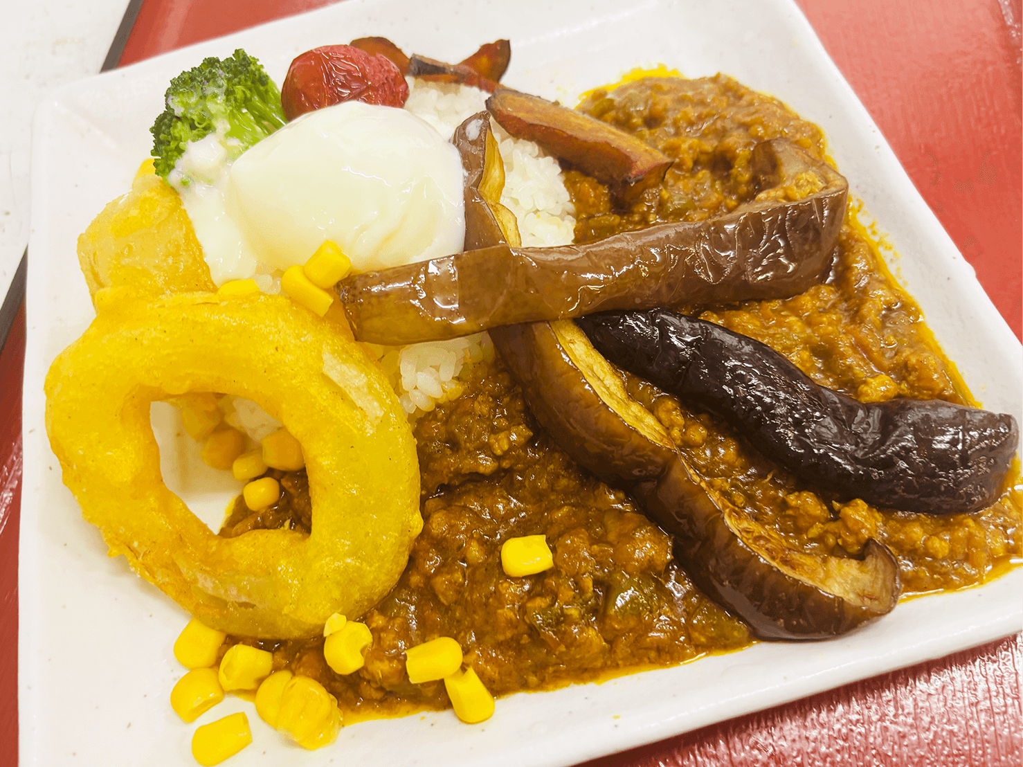 季節の野菜ドライカレー