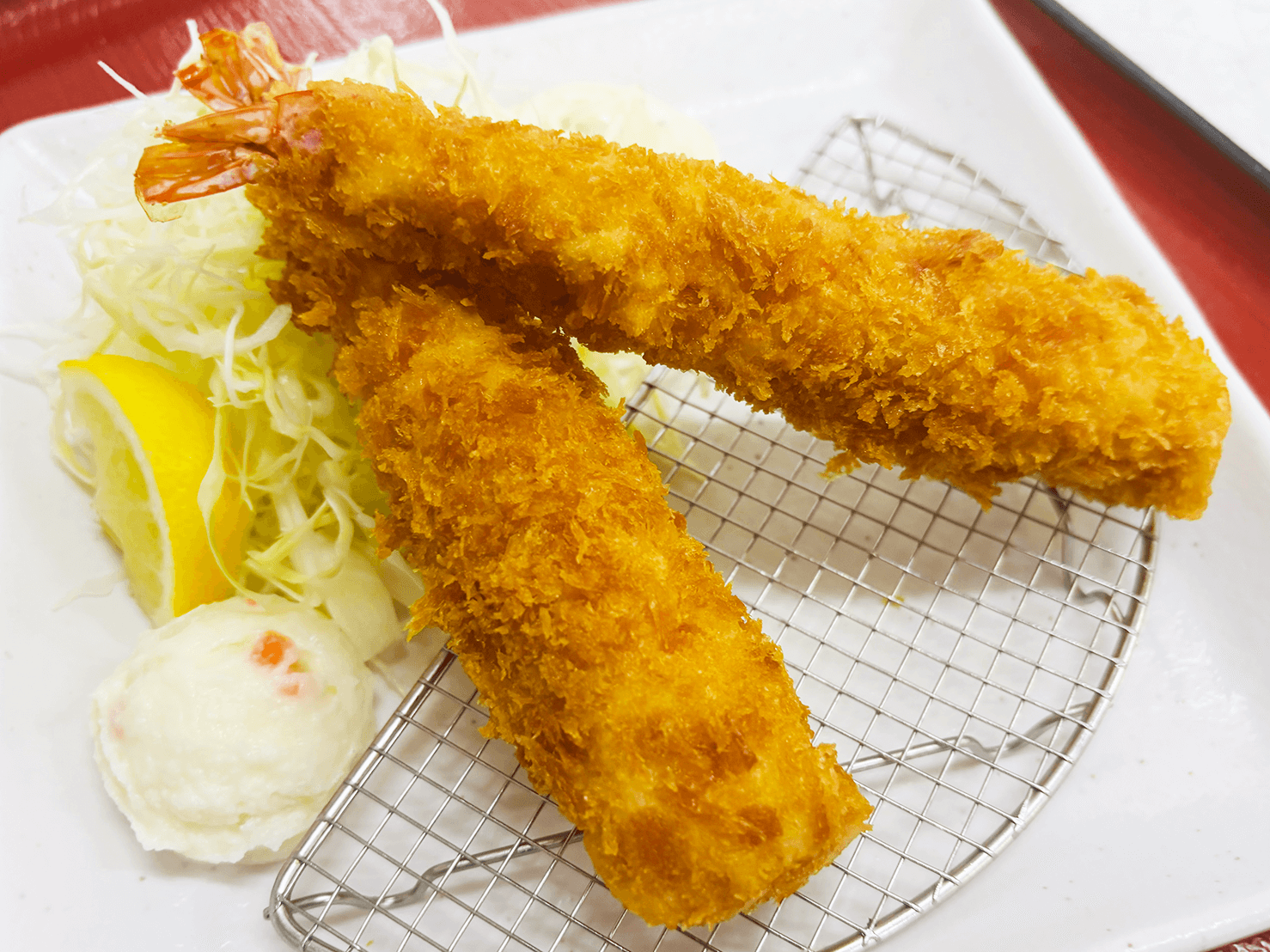 エビフライ定食